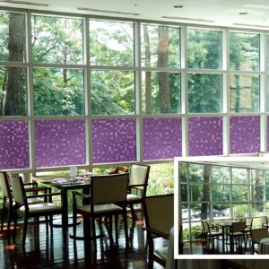Cut Glass Mosaic Purple